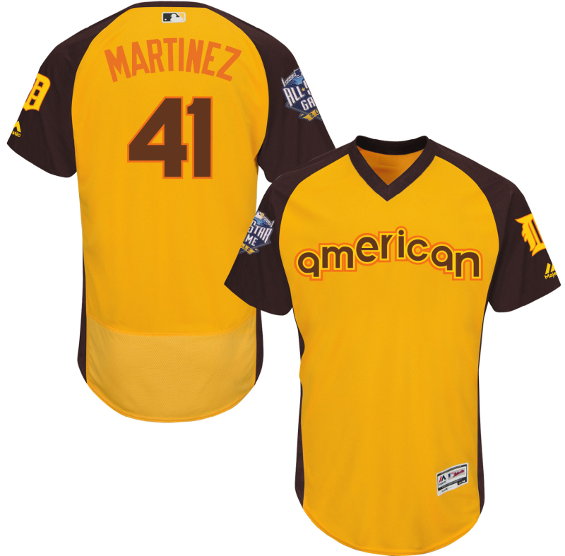 MLB Detroit Tigers #41 Martinez 2016 All Star Jersey