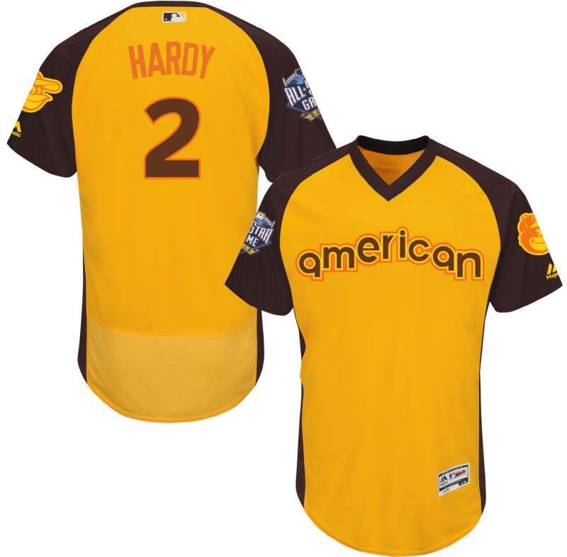 MLB Baltimore Orioles #2 Hardy 2016 All Star Jersey
