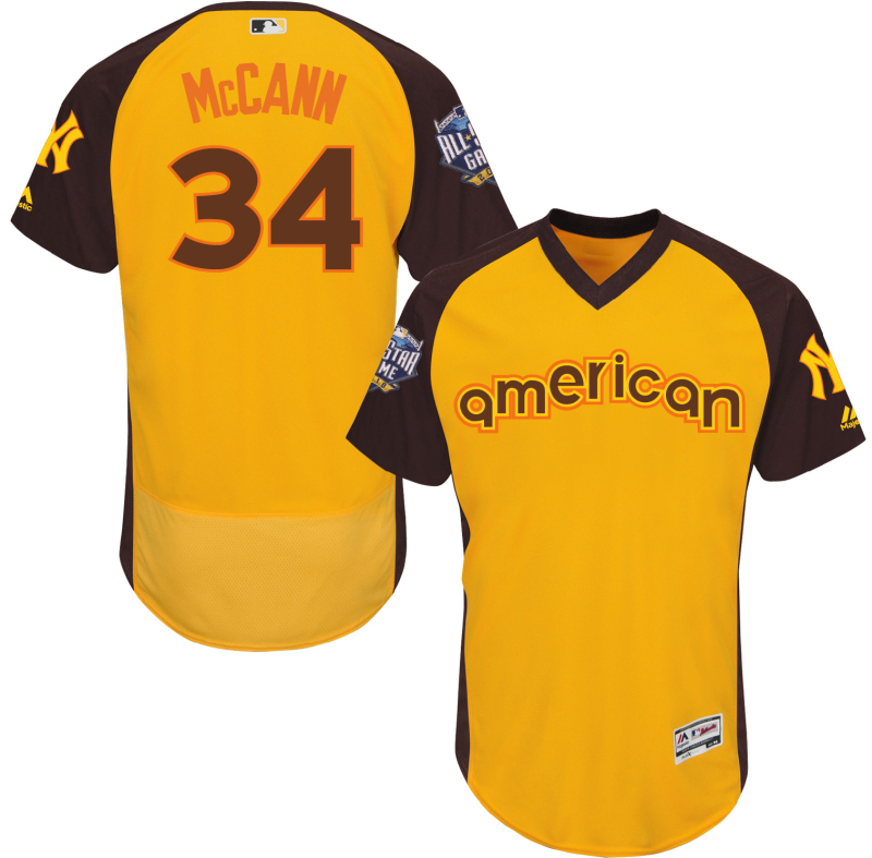 MLB Detroit Tigers #34 James McCann 2016 All Star Jersey