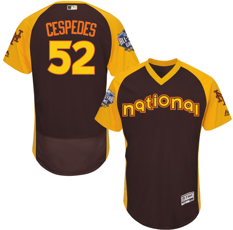MLB New York Mets #52 Cespedes 2016 All Star Jersey