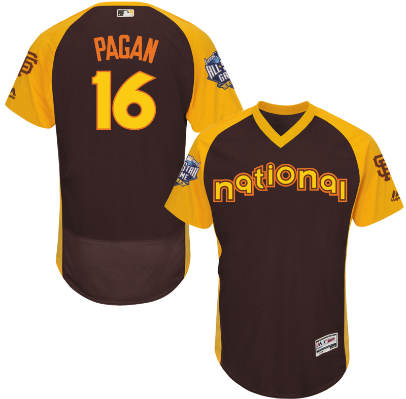 MLB San Francisco Giants #16 Pagan 2016 All Star Jersey