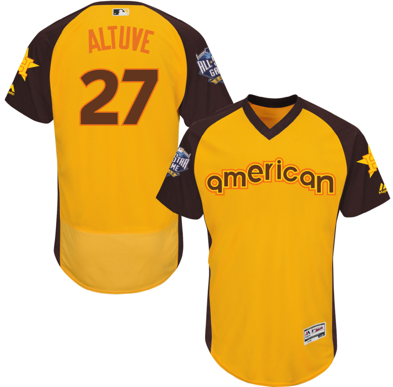 MLB Houston Astros #27 Altuve 2016 All Star Jersey