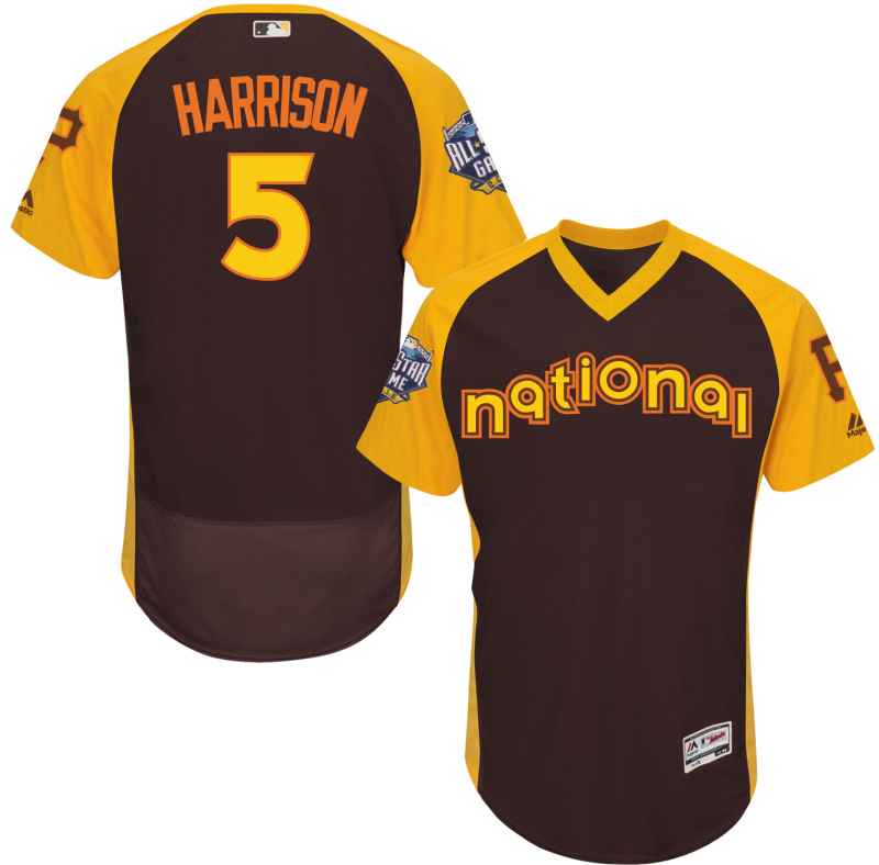 MLB Pittsburgh Pirates #5 Harrison 2016 All Star Jersey