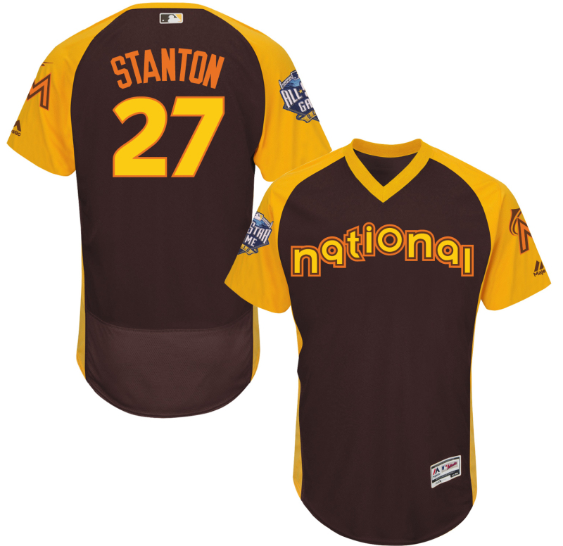 MLB Miami Marlins #27 Stanton 2016 All Star Jersey
