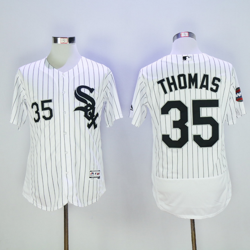 MLB Chicago White Sox #35 Thomas White Elite Jersey 2005 Patch