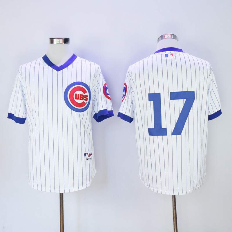 MLB Chicago Cubs #17 Bryant 1988 Throwback Pullover Jersey