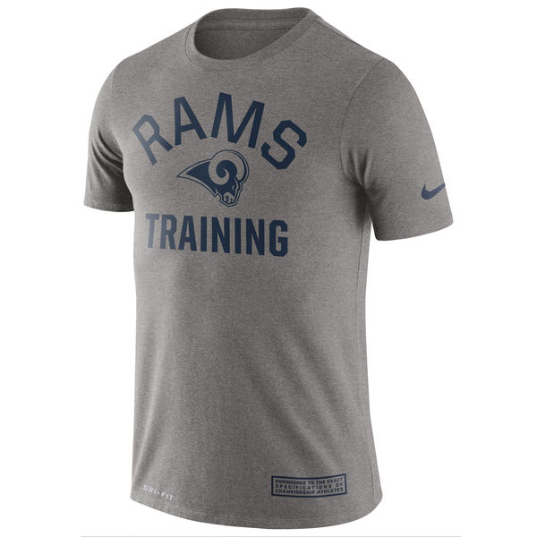 NFL Los Angeles Rams Grey Training T-Shirt