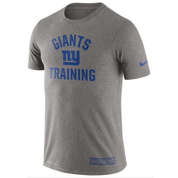 NFL New York Giants Grey Training T-Shirt