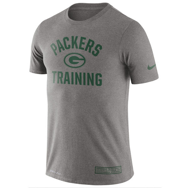 NFL Green Bay Packers Grey Training T-Shirt