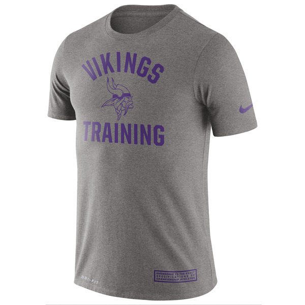 NFL Minnessota Vikings Grey Training T-Shirt
