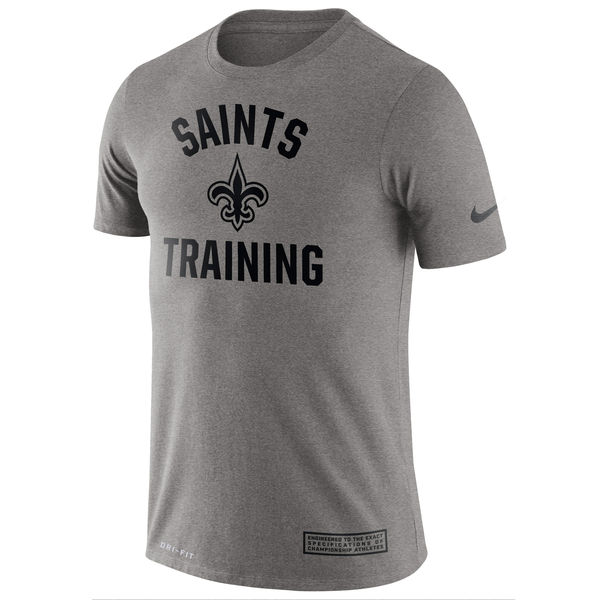 NFL New Orleans Saints Grey Training T-Shirt