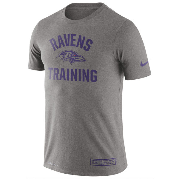 NFL Baltimore Ravens Grey Training T-Shirt