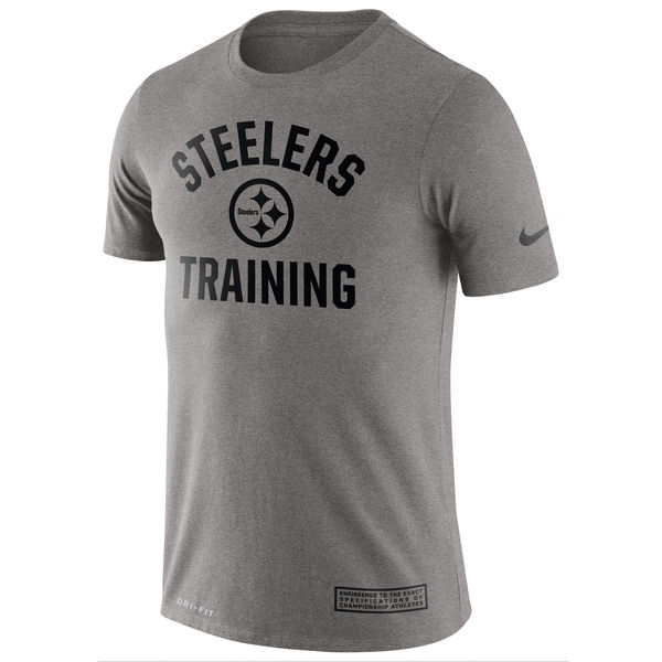 NFL Pittsburgh Steelers Grey Training T-Shirt