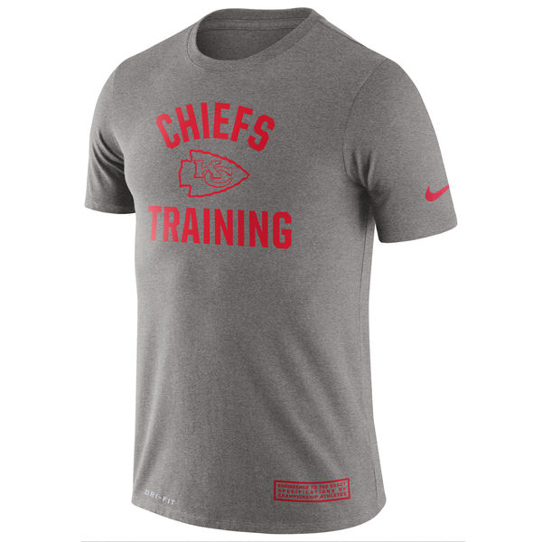 NFL Kansas City Chiefs Grey Training T-Shirt