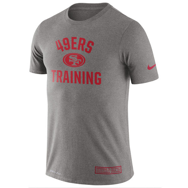 NFL San Francisco 49ers Grey Training T-Shirt