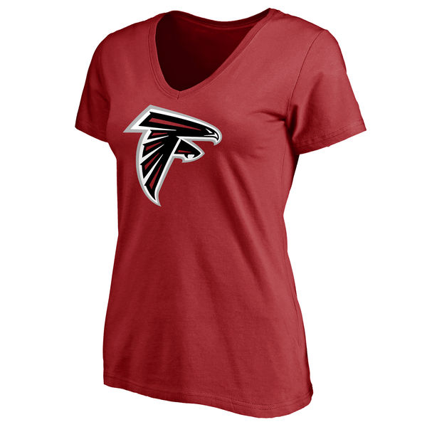NFL Atlanta Falcons Red Women T-Shirt