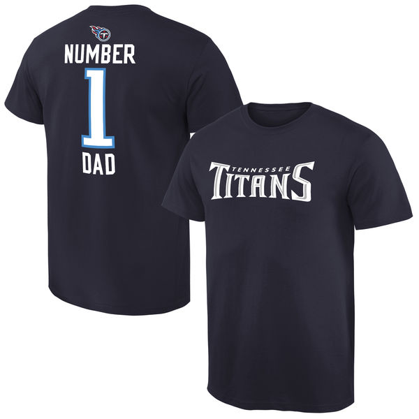 NFL Tennessee Titans #1 Dad T-Shirt