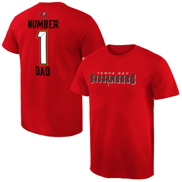 NFL Tampa Bay Buccaneers #1 Dad Purple T-Shirt