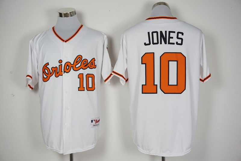 MLB Baltimore Orioles #10 Jones White Jersey