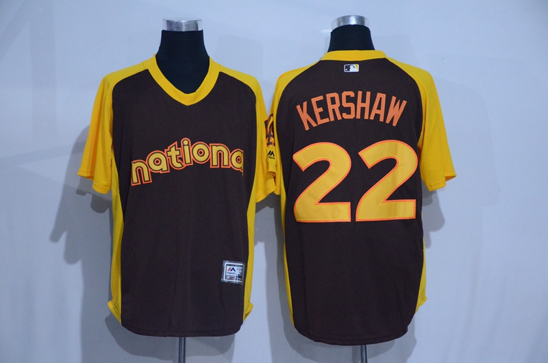 MLB Los Angeles Dodgers #22 Kershaw 2016 All Star Jersey