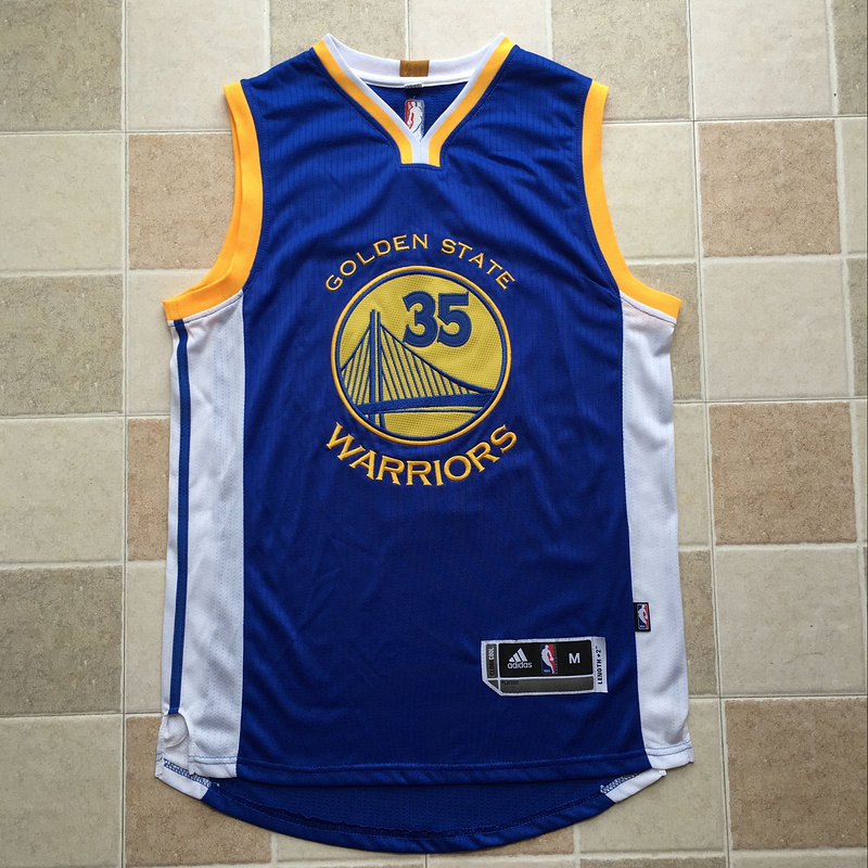 NBA Golden State Warriors #35 Durant Blue Jersey--MZ