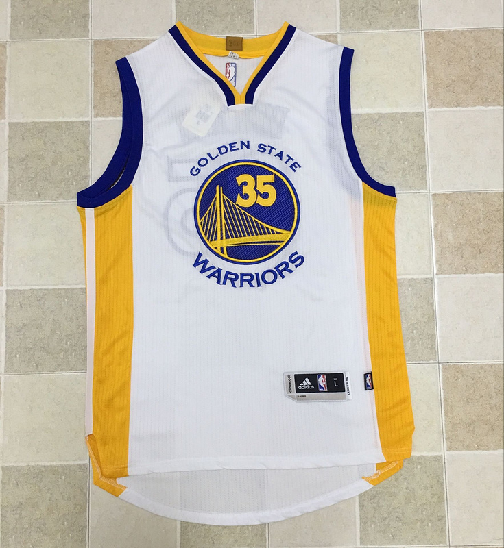 NBA Golden State Warriors #35 Durant White Jersey--MZ