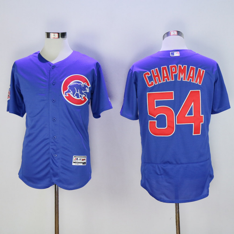 MLB New York Mets #54 Chapman Blue Jersey