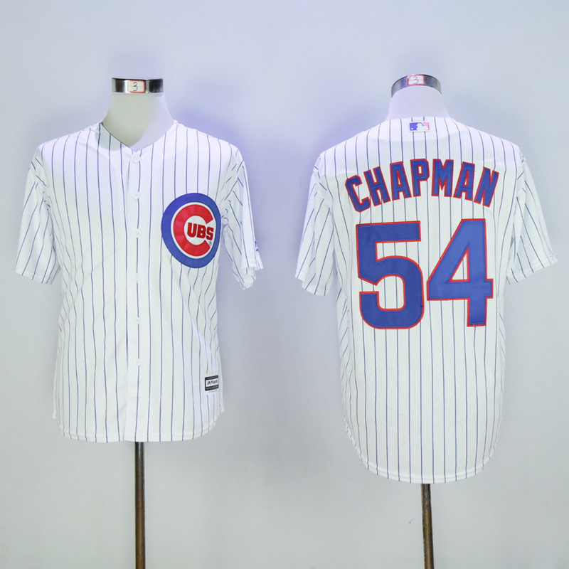 MLB New York Mets #54 Chapman White Jersey