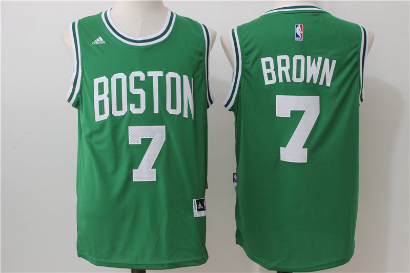NBA Boston Celtics #7 Brown Green Jersey
