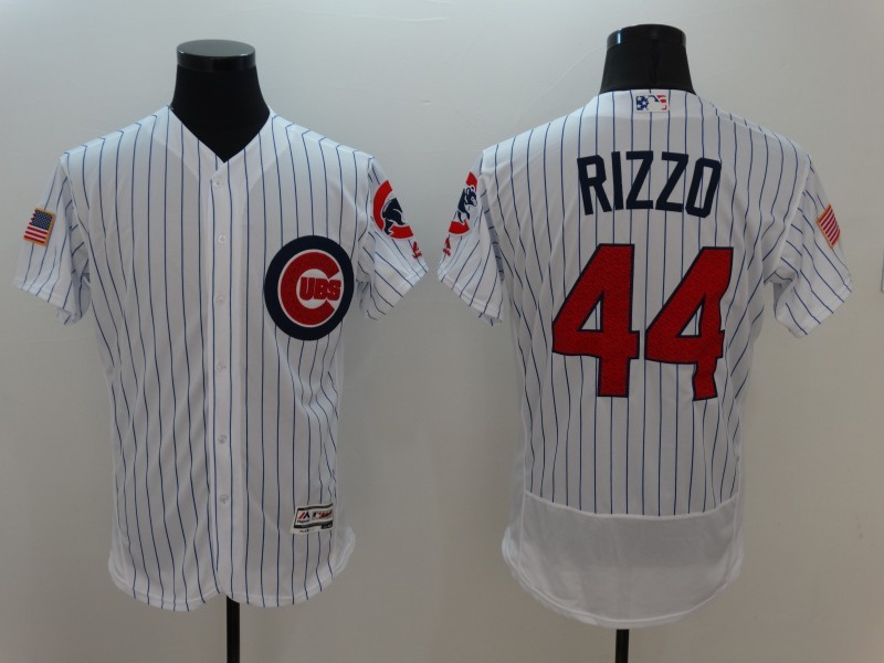 MLB Chicago Cubs #44 Rizzo White Elite Jersey