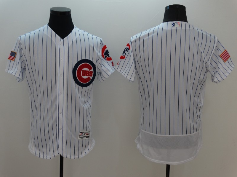 MLB Chicago Cubs Blank White Elite Jersey