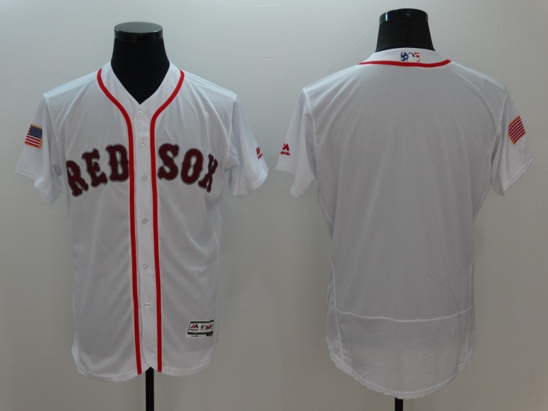 MLB Boston Red Sox Blank White Elite Jersey