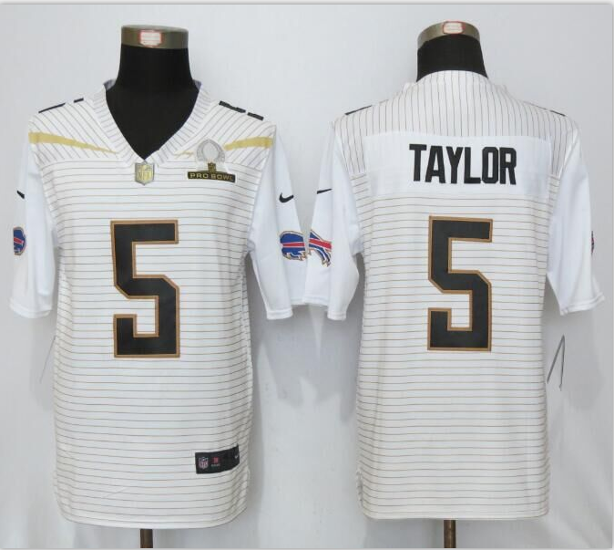 New Nike Bufflo Bills #5 Taylor 2016 Pro Bowl White Elite Jersey