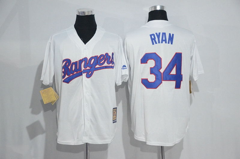 MLB Texas Rangers #34 Ryan White Jersey