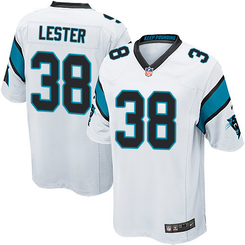 NFL Carolina Panthers #38 Lester White Game Jersey