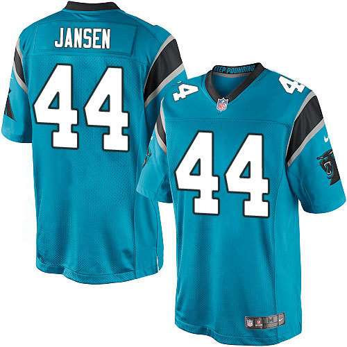 NFL Carolina Panthers #44 Jansen Blue Game Jersey