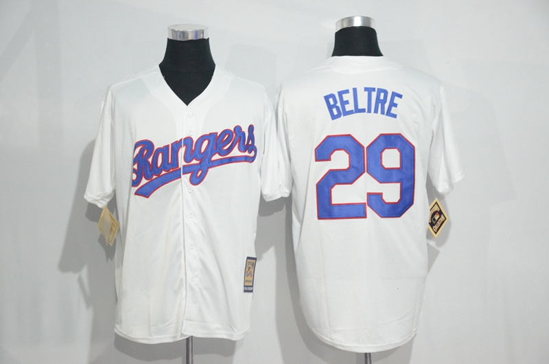 MLB Texas Rangers #29 Beltre White Jersey