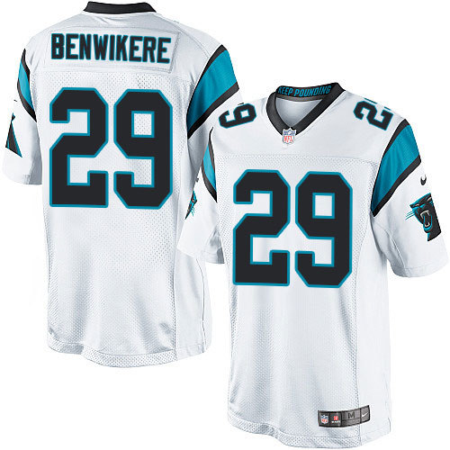 NFL Carolina Panthers #29 Benwikere White Game Jersey