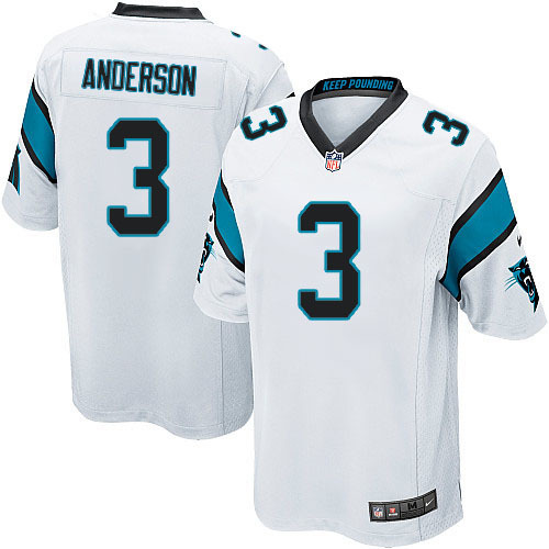 NFL Carolina Panthers #3 Anderson White Game Jersey