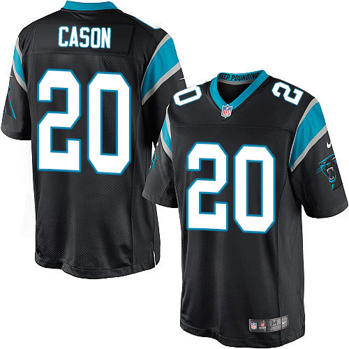 NFL Carolina Panthers #20 Cason Black Game Jersey