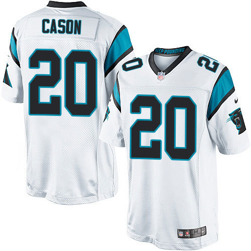 NFL Carolina Panthers #20 Cason White Game Jersey