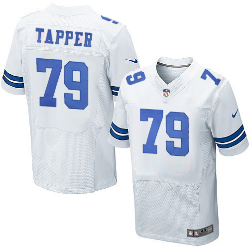 NFL Dallas Cowboys #79 Tapper White Elite Jersey