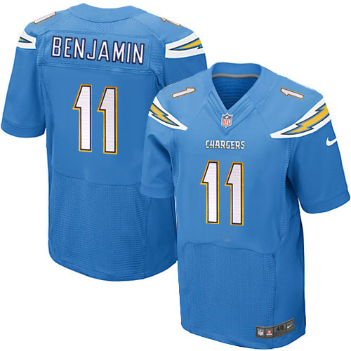 NFL San Diego Chargers #11 Benjamin L.Blue Elite Jersey