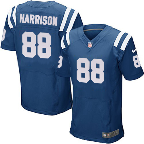 NFL Indianapolis Colts #88 Harrison Blue Elite Jersey