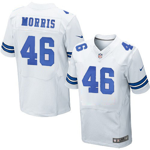 NFL Dallas Cowboys #46 Morris White Elite Jersey