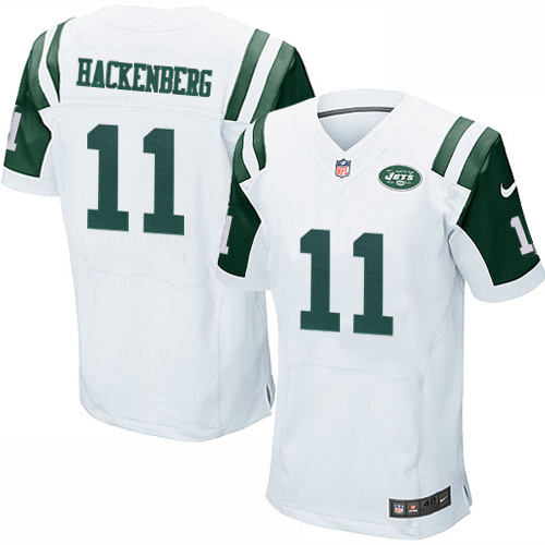 NFL New York Jets #11 Hackenberg White Elite Jersey