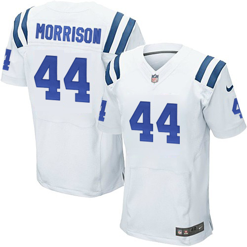 NFL Indianapolis Colts #44 Morrison White Elite Jersey