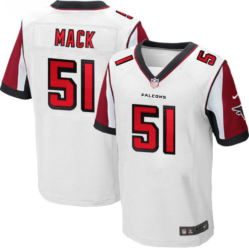 NFL Atlanta Falcons #51 Mack White Elite Jersey