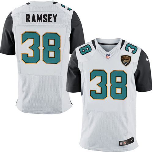 NFL Jacksonville Jaguars #38 Ramsey White Elite Jersey