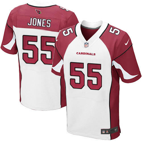 NFL Arizona Cardinals #55 Jones White Elite Jersey